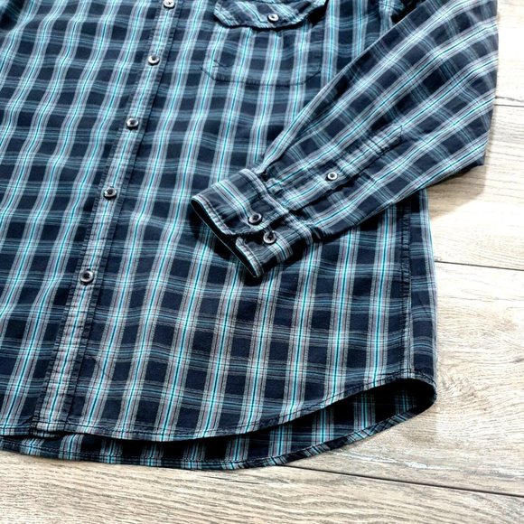 Club Scullers Mens Slim Fit Long Sleeve Shirt 40CM (Medium) Casual Office Work - Picture 3 of 11